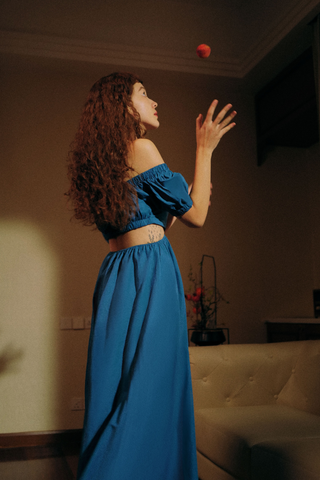 Adriel Cut Out Padded Midi Dress