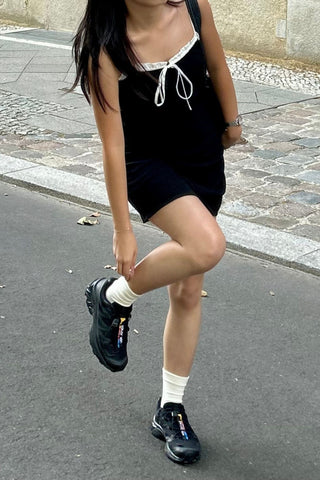 Ivy Ruffles Ribbon Romper