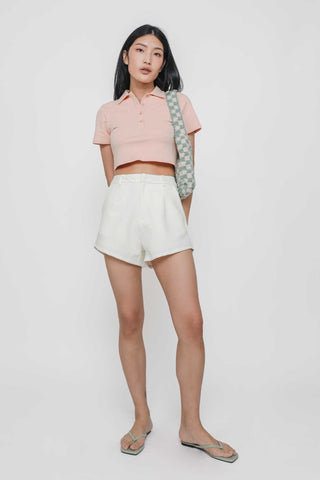 Drew Curved Hem Shorts