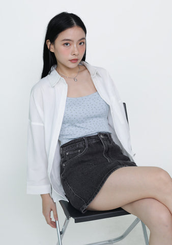 Nala Pointelle Padded Top