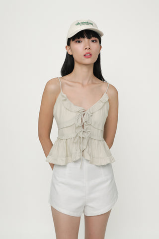 Ayana Curved Hem Shorts