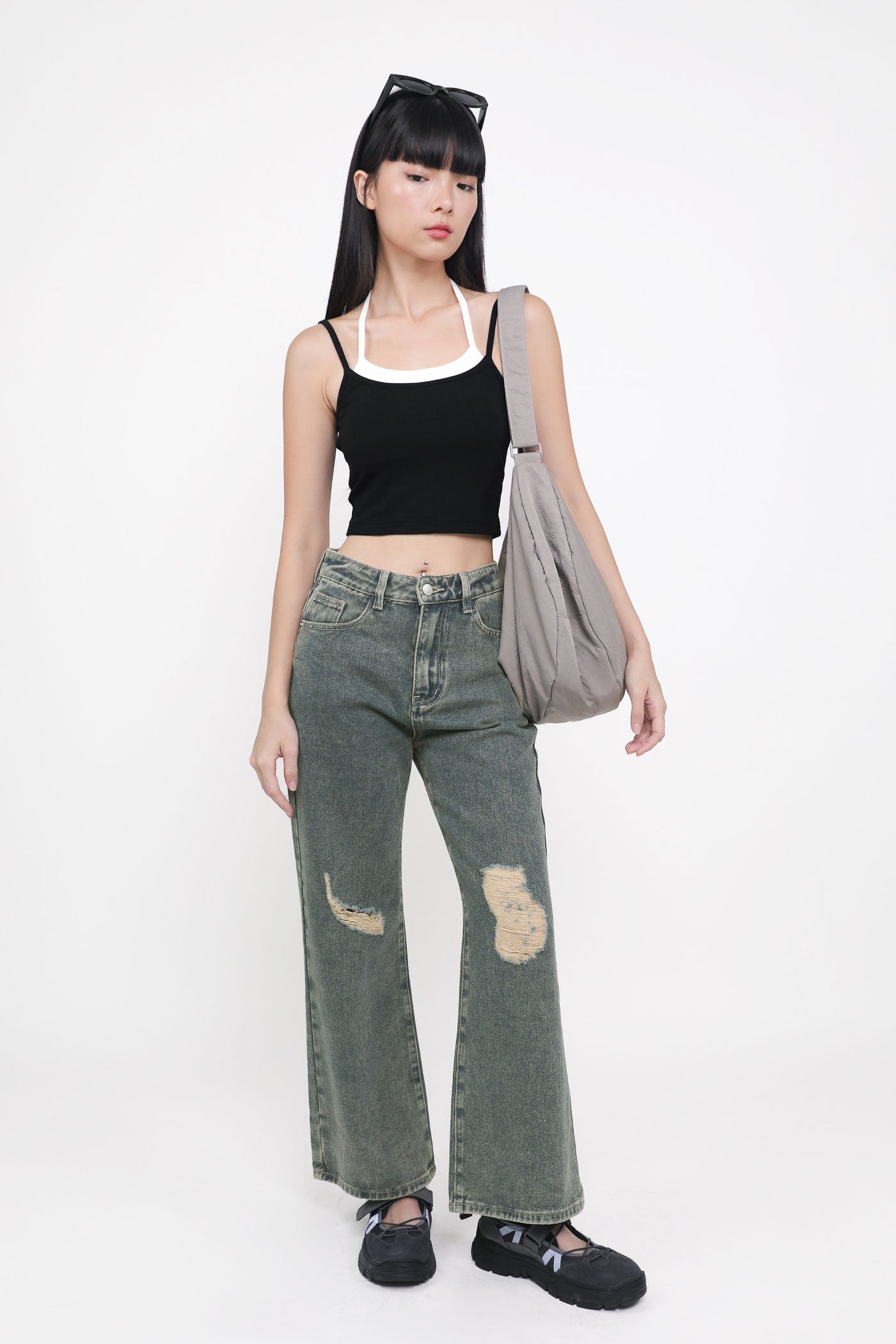 Braven Ripped Bootcut Denim Jeans – The Tinsel Rack Braven Ripped Bootcut Denim Jeans – The Tinsel Rack