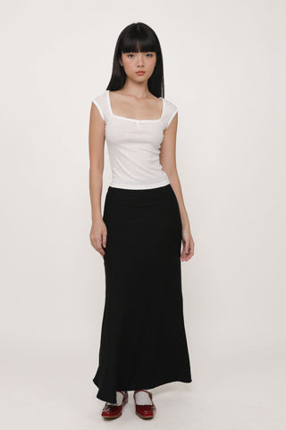 Carey Bias Cut Maxi Skirt