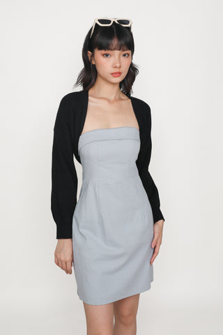 Claudine Linen Padded Tube Dress