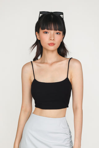 Conan Ribbed Padded Spag Top