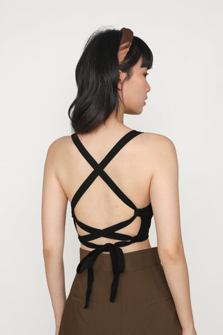 Cordelia Cross Back Padded Top