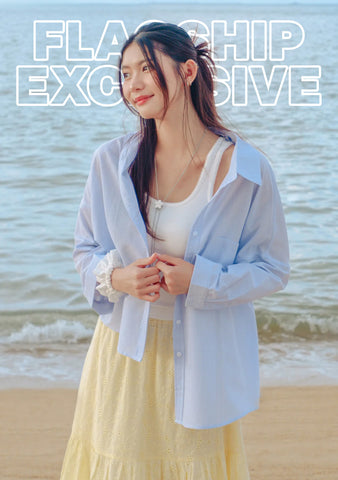 Flagship Exclusive: Sanford Boyfriend Shirt (Striped)