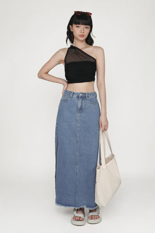 Genevieve Mesh Toga Padded Top