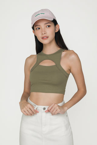 Gia Cut Out Racercut Top