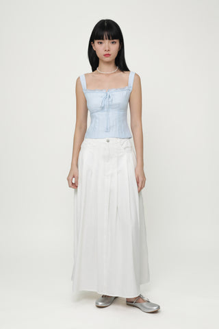 Gillian Pleated Maxi Skirt