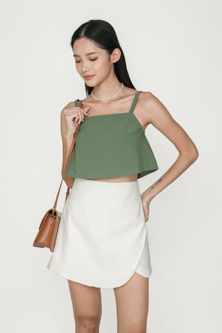 Giovanni Curved Hem Skorts