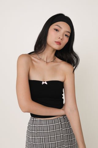 Gracia Ribbon Tube Padded Top