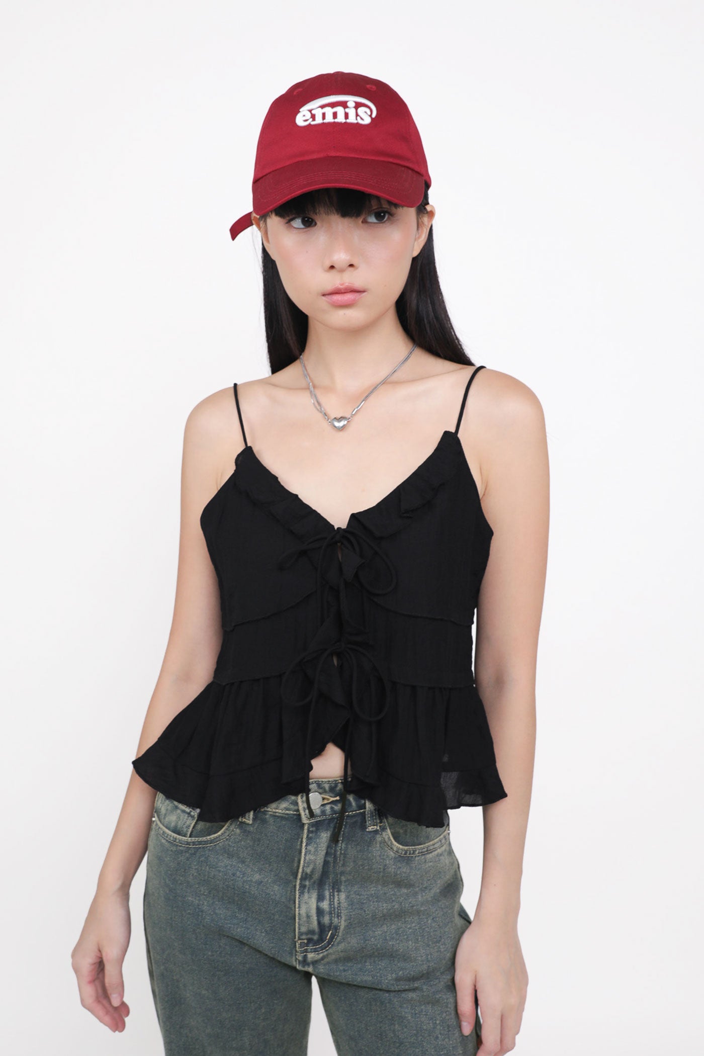 Kace Frilly Babydoll Top – The Tinsel Rack
