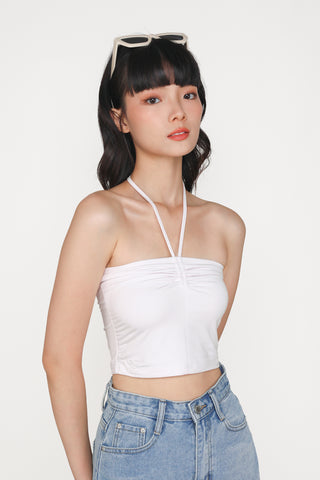 Katniss Halter Ruched Top