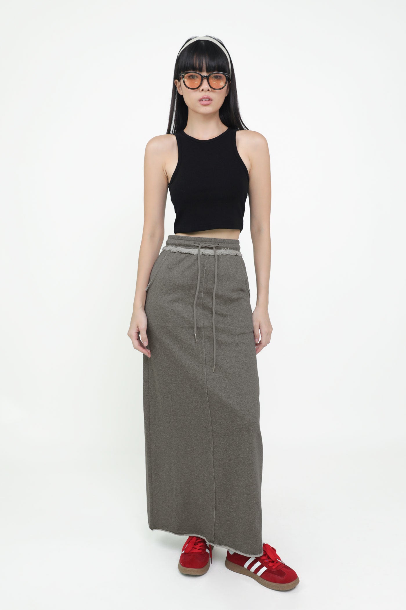 Keith Raw Hem Jersey Skirt – The Tinsel Rack