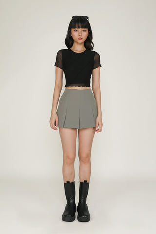 Kylin Mesh Sleeve Top