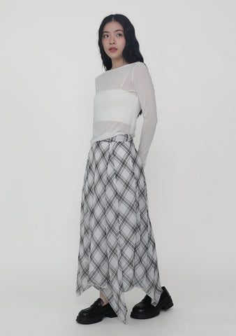Leora Handkerchief Midi Skirt