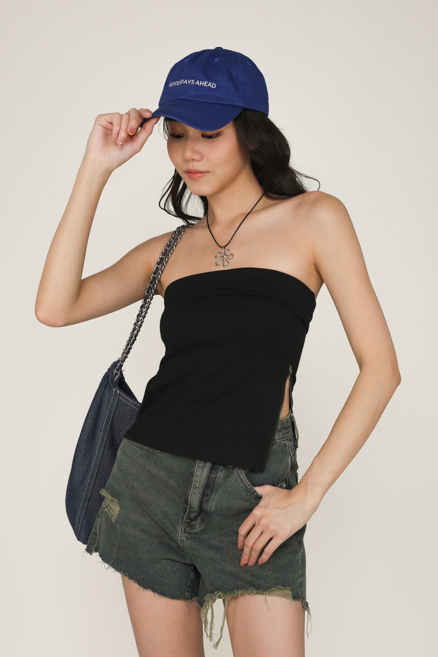 Lexis Tube Zipper Top – The Tinsel Rack