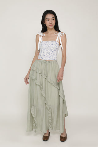 Luceia Ruffles Maxi Skirt