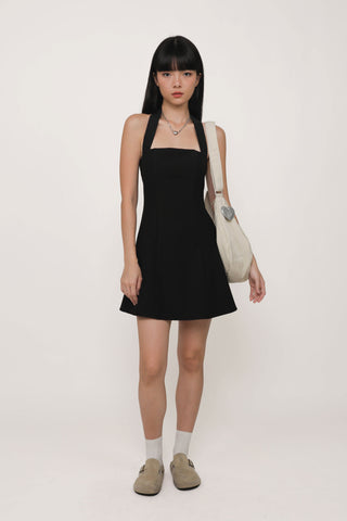 Lynette Halter Flare Dress