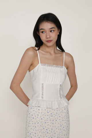 Majorie Lace Panelled Top