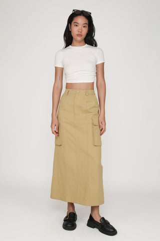 Marcelo Side Ruched Basic Tee