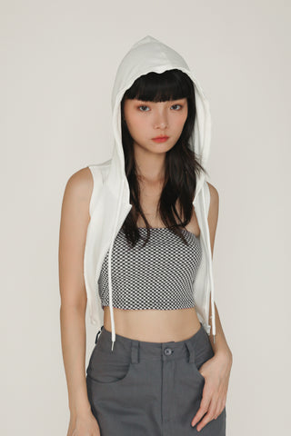 Mardi Hoodie Zip Up Top
