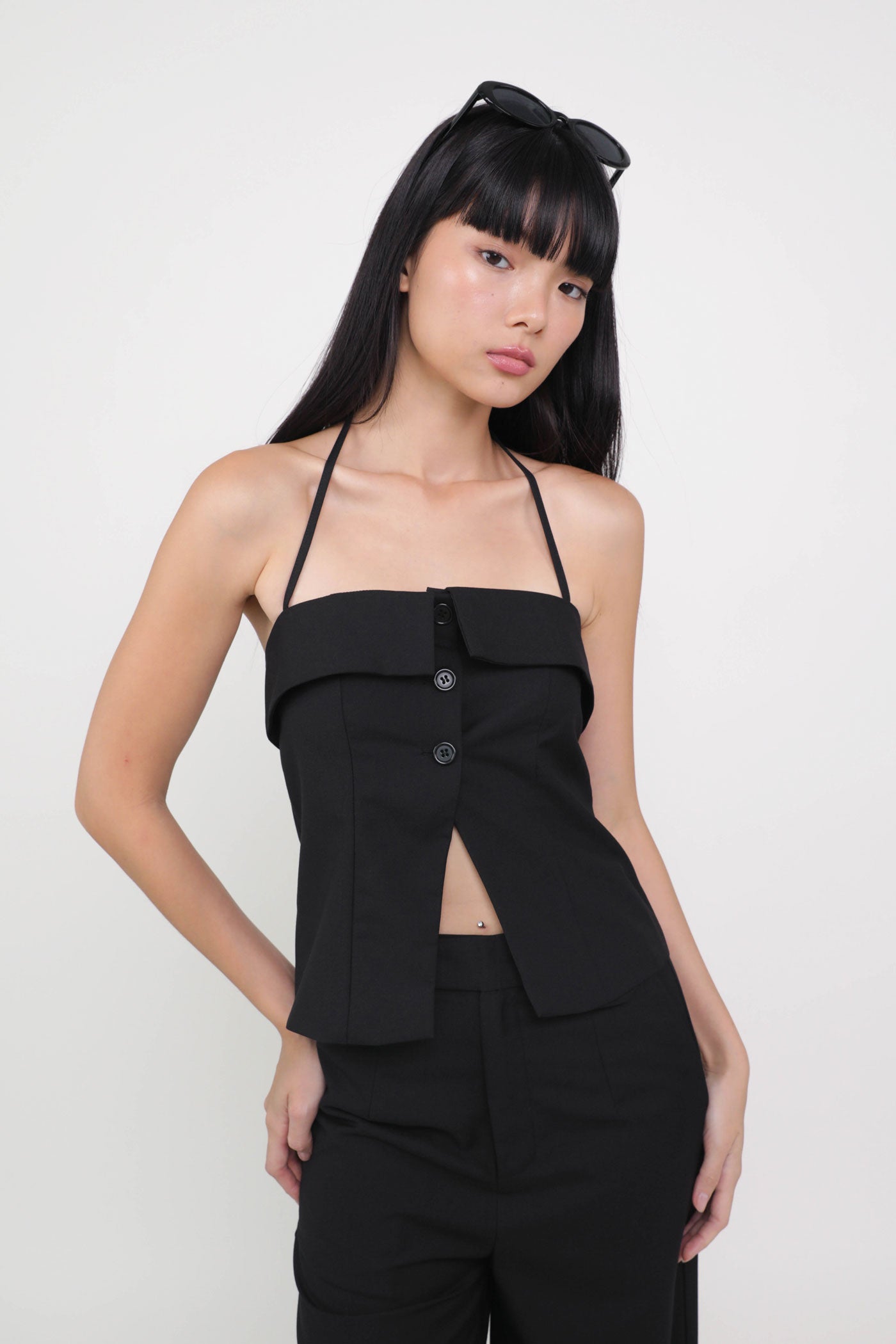 Marissa Tailored Halter Top – The Tinsel Rack
