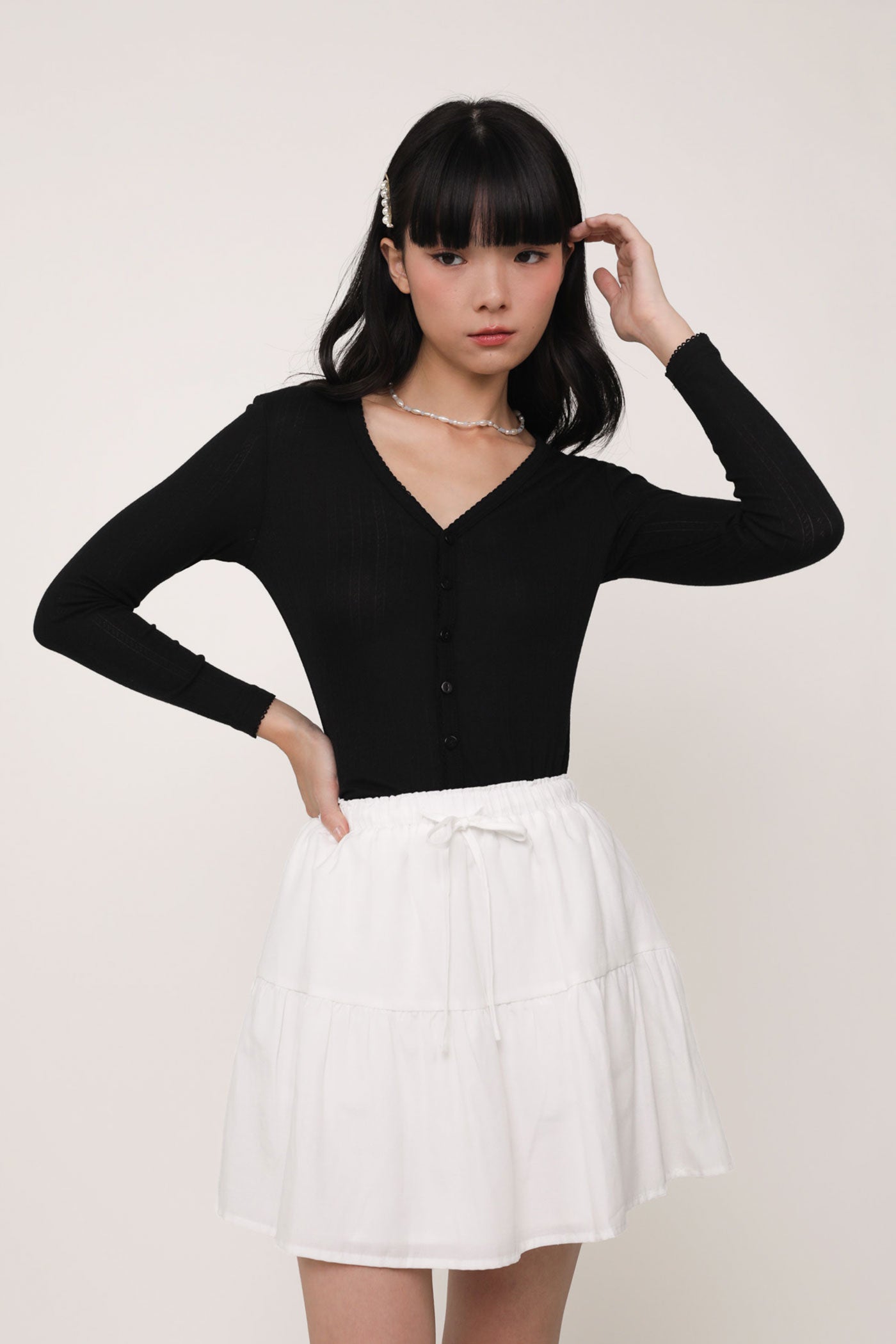 【in a row】Tinkerbell Unbalance Skirt in a row (インアロー) - ティンカーベルアンバランススカート