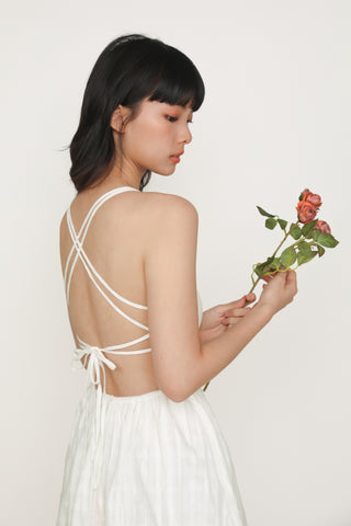 Mirabel Cross Back Padded Dress