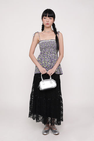 Kyrie Smocked Babydoll Top