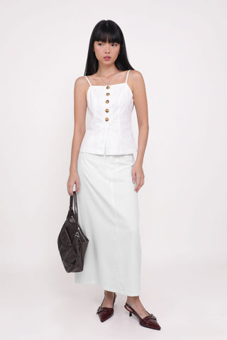 Lolla Button Down Linen Top