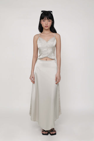 Neomi Side Lace Maxi Skirt