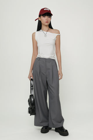 Petite Zena Tailored Pleated Pants