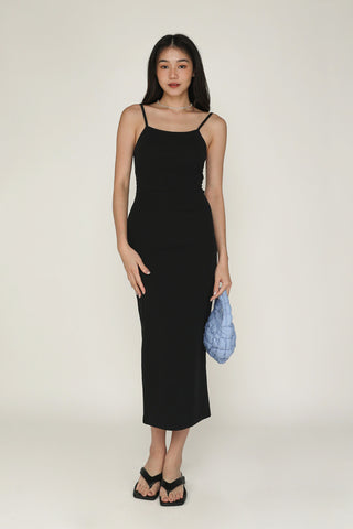 Rachael Knot Back Padded Dress