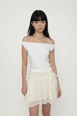 Seraphine Asymmetrical Ruched Skorts