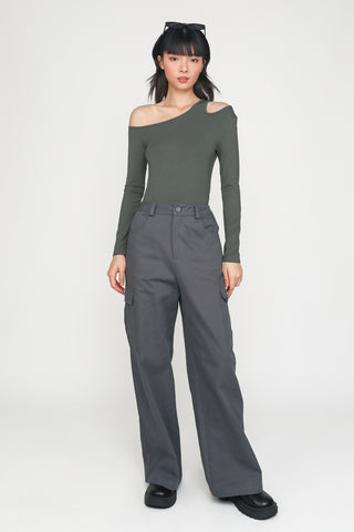 Tatum Cut Out Long Sleeve Top