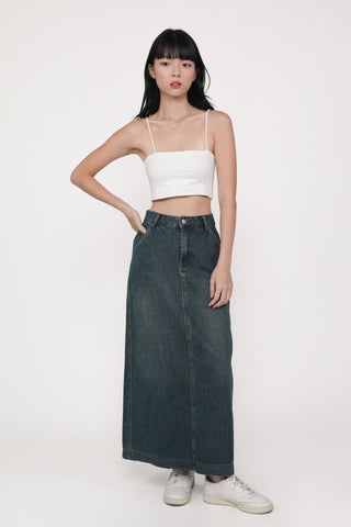 Regular Thea Denim Flare Skirt