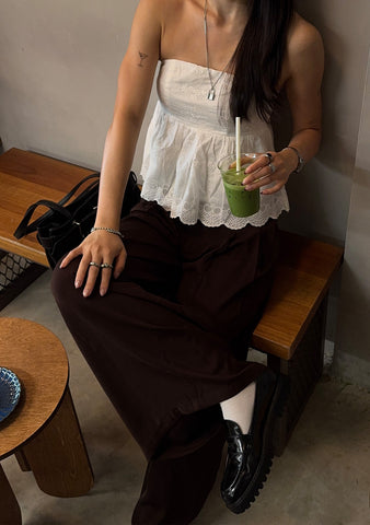 Bibi Embroidery Tube Top