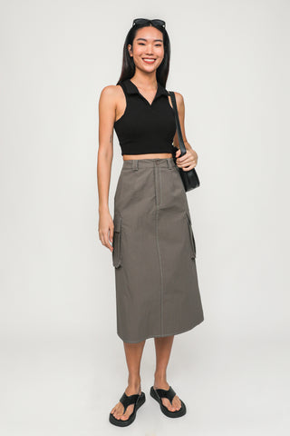 Vesper Collared Padded Top