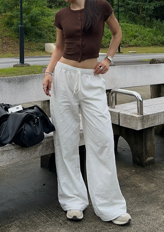 Cosette Lounge Pants (Eyelet)