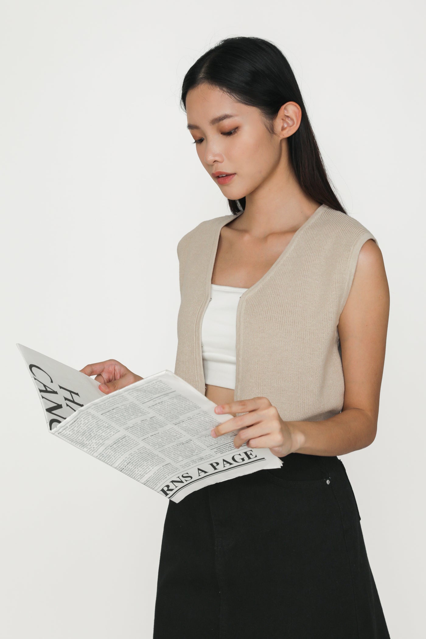 Yuki Knit Vest Top – The Tinsel Rack