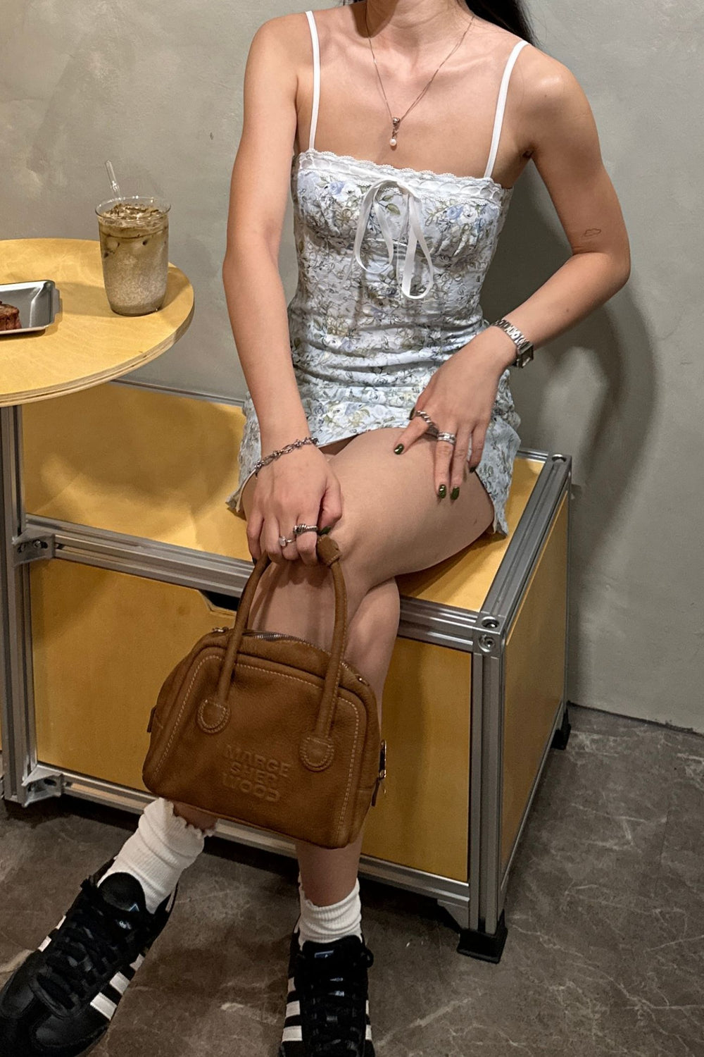 Winona Lace Floral Mini Dress
