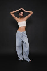Regular Benjamin Wide Leg Denim Jeans