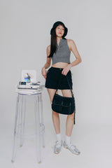 Ophir Zip Up Knit Top