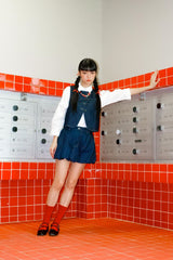 Sabrina Denim Bubble Skorts