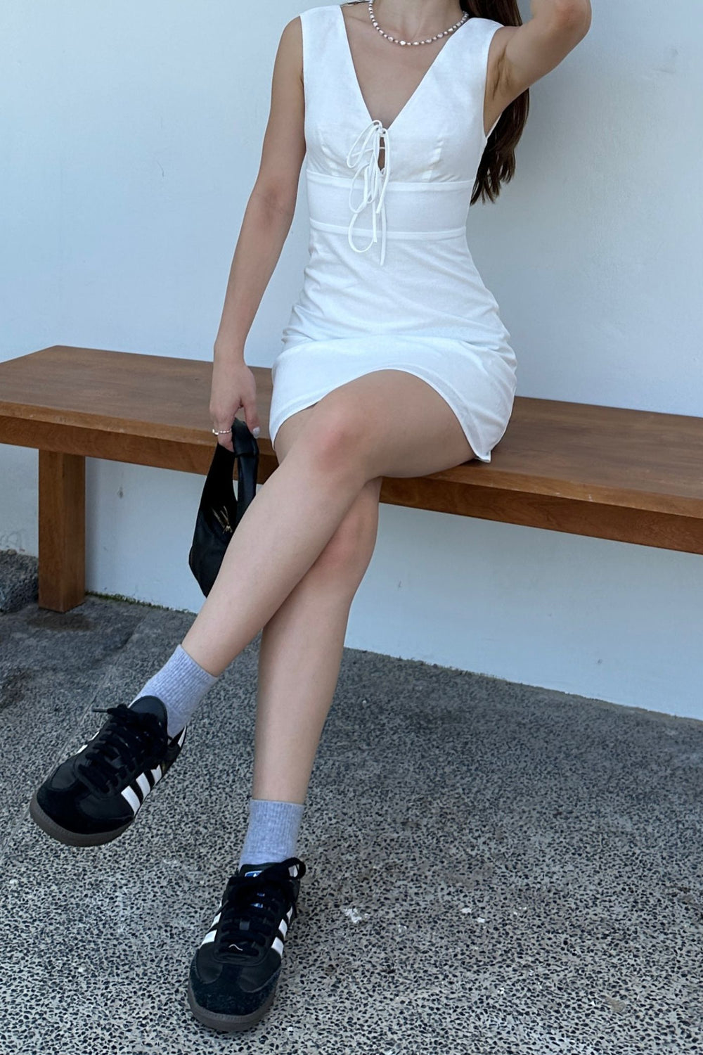 Cheyanne Tie Front Dress