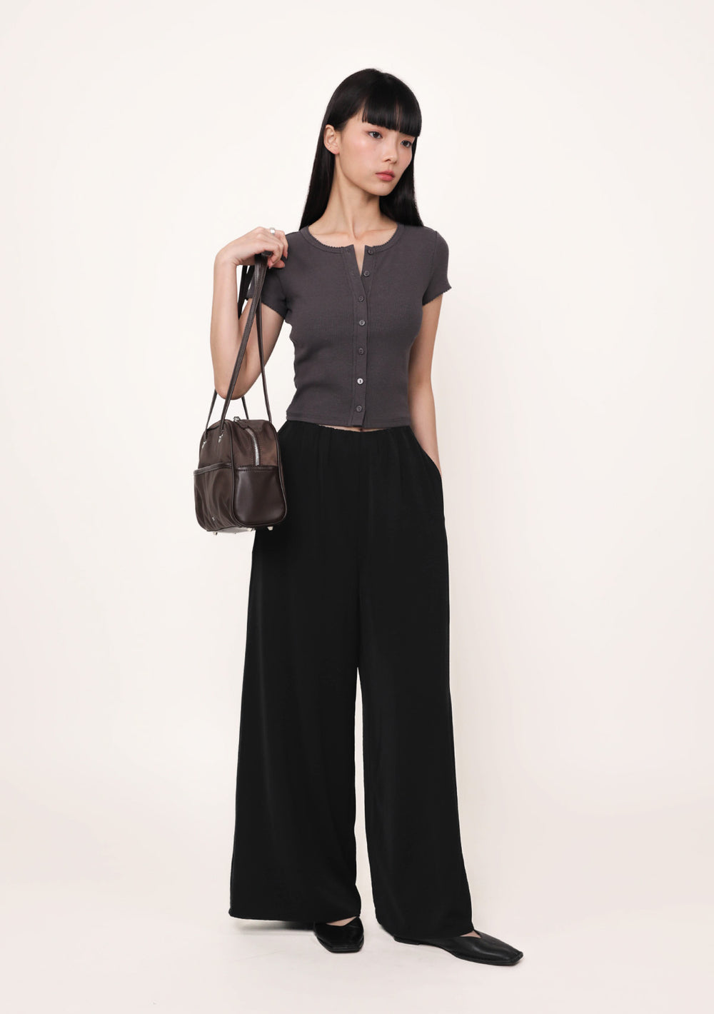 Petite Cara Wide Leg Pants