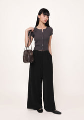 Petite Cara Wide Leg Pants