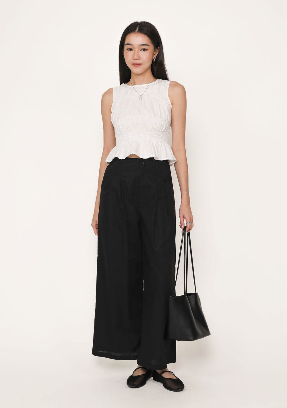 Denzel Linen Wide Leg Pants